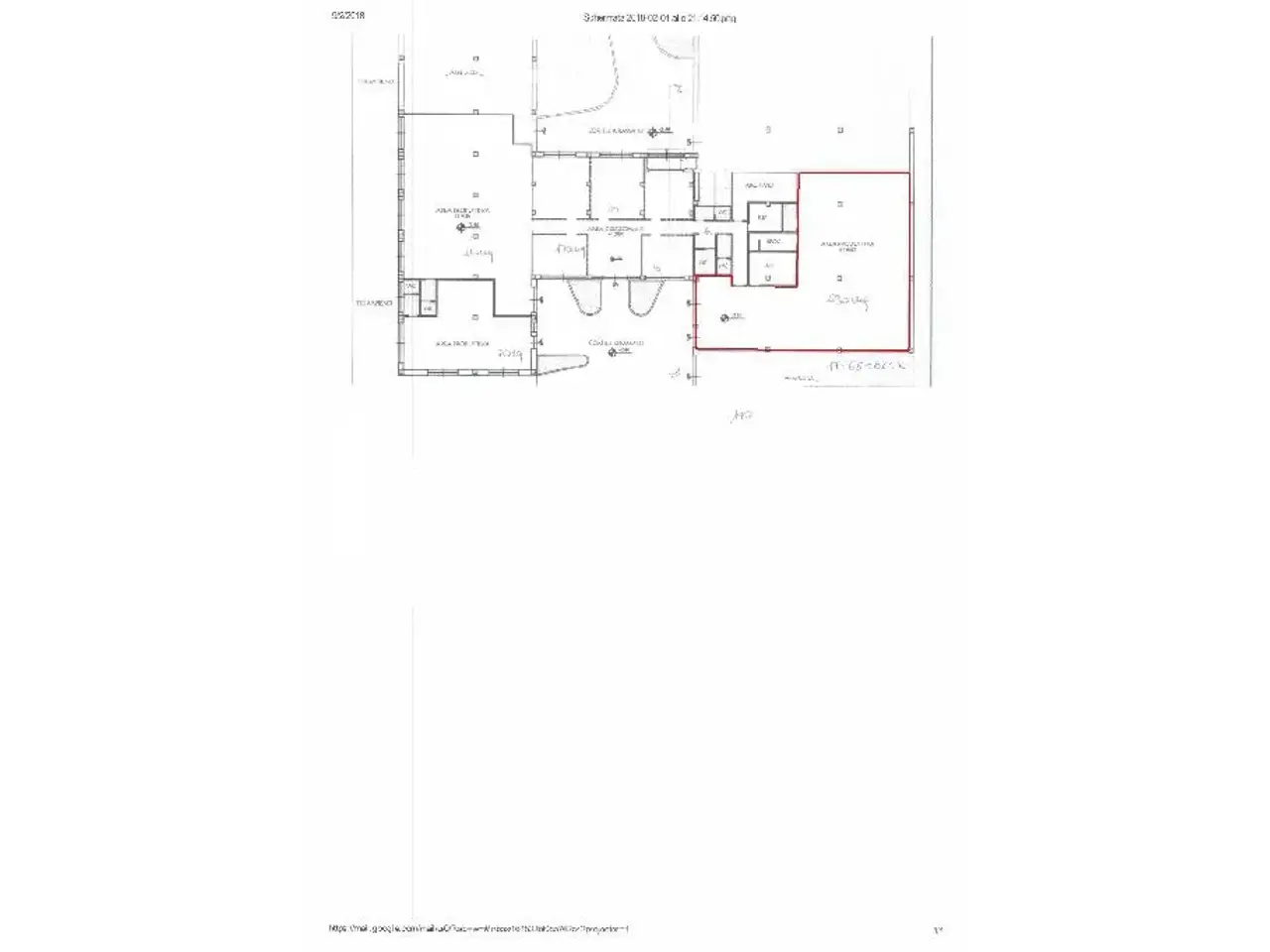 Capannone in Via Luigi Einaudi 29, Moncalieri, {3} - Planimetria 1