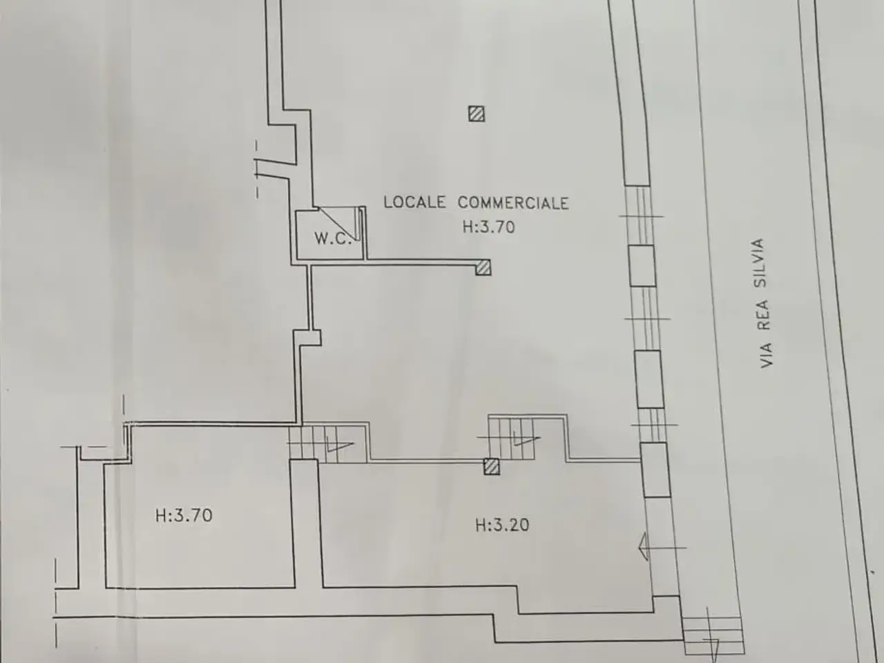Negozio in Via Rea Silvia, Albano Laziale, {3} - Planimetria 1