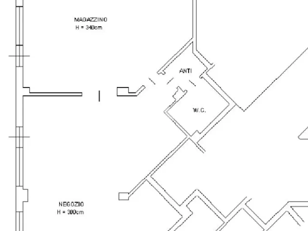 Negozio in Via Bernardino Zacchetti 31, Reggio Emilia, {3} - Planimetria 1