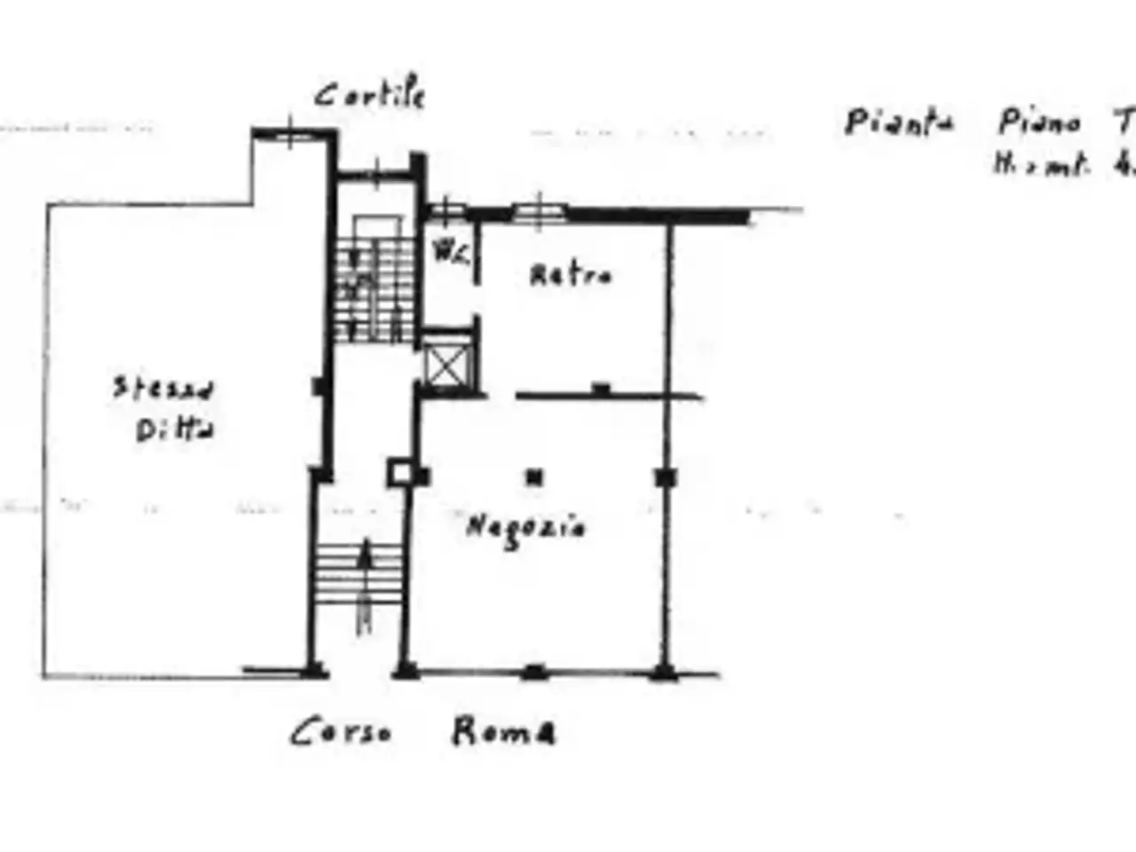 Negozio in Corso Roma 11, Moncalieri, {3} - Planimetria 1