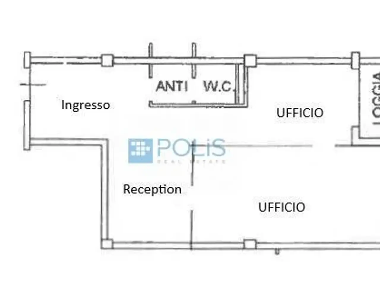 Ufficio in Viale dell'Industria, Padova, {3} - Planimetria 1