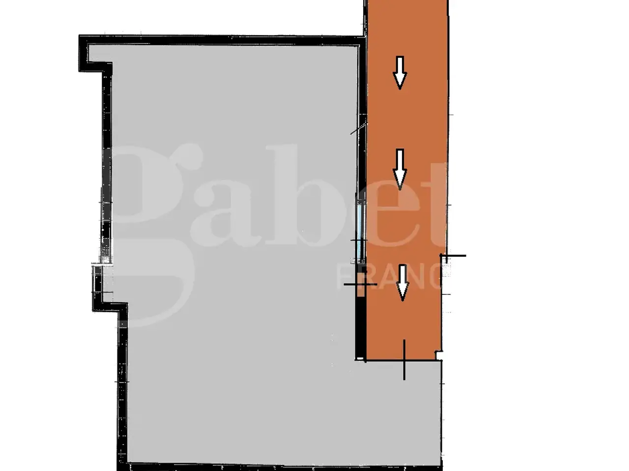 Magazzino in Via Corigliano Calabro 27, Roma, {3} - Planimetria 1