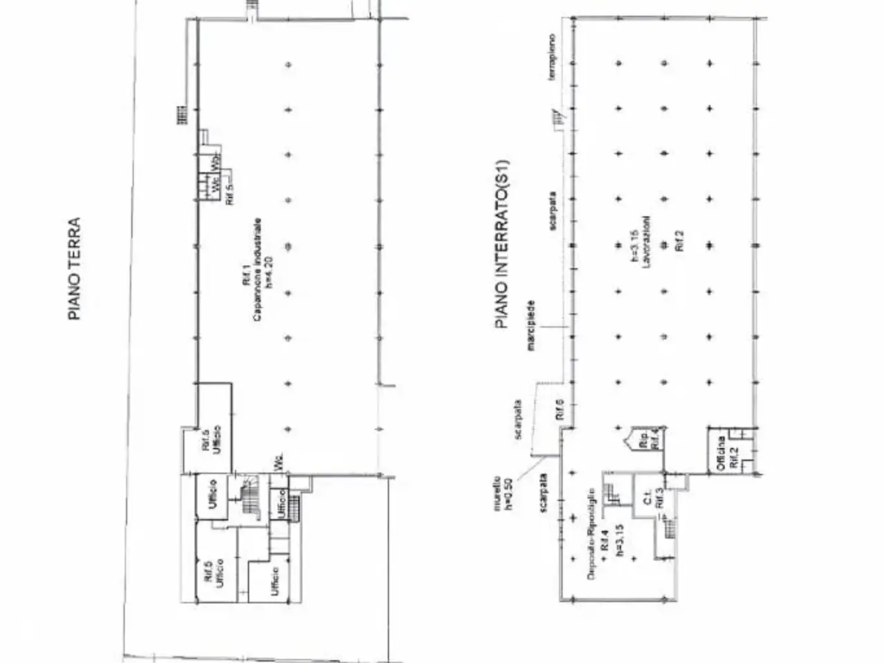 Capannone in Via Lavoro Ed Industria 1, Rudiano, {3} - Planimetria 1