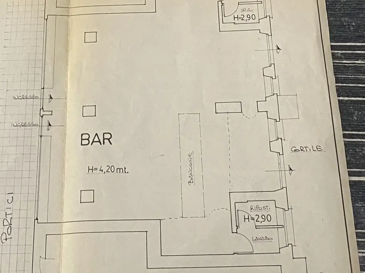 Bar in Via Saluzzo 13, Savigliano, {3} - Planimetria 1