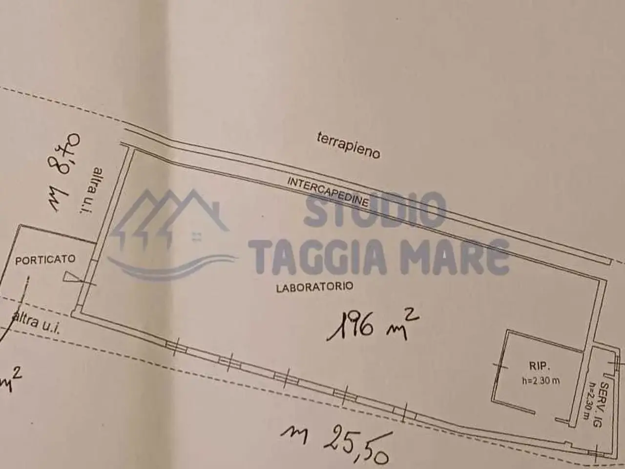Laboratorio in Via Primo Maggio, Taggia, {3} - Planimetria 1