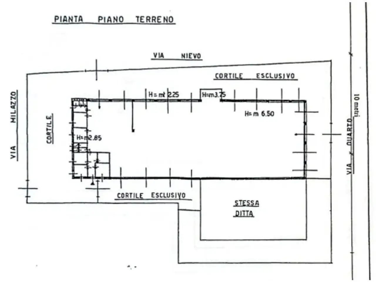 Capannone in Via Quarto 14, Nichelino, {3} - Planimetria 1