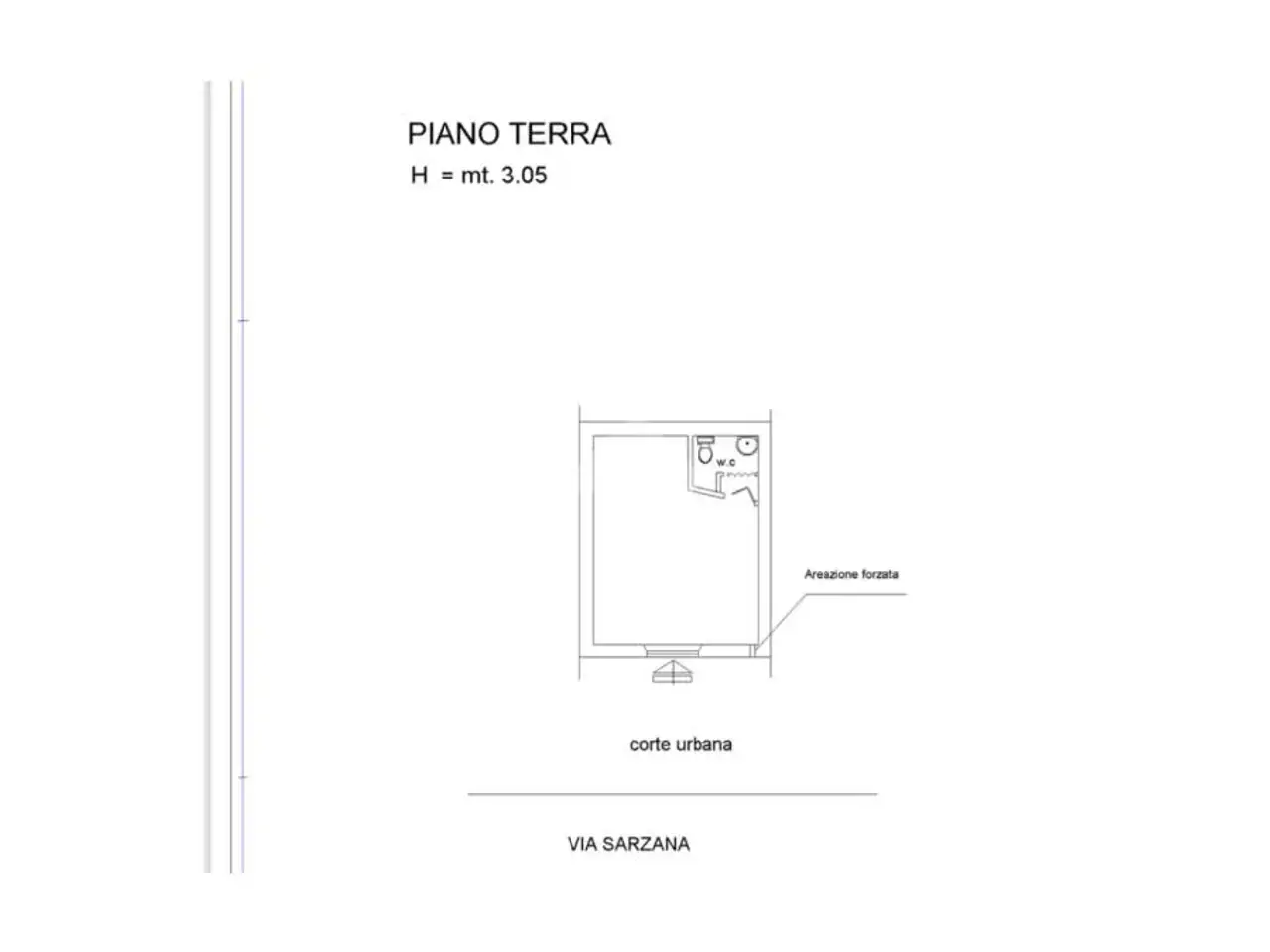 Negozio in Via Sarzana 350, La Spezia, {3} - Planimetria 1