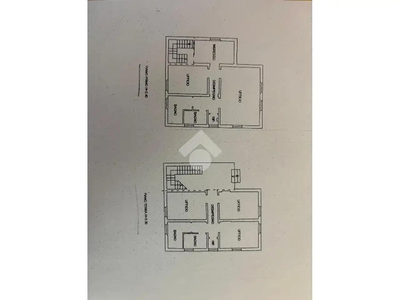Ufficio in Via Martiri della Libertà 61, Massa Lombarda, {3} - Planimetria 1