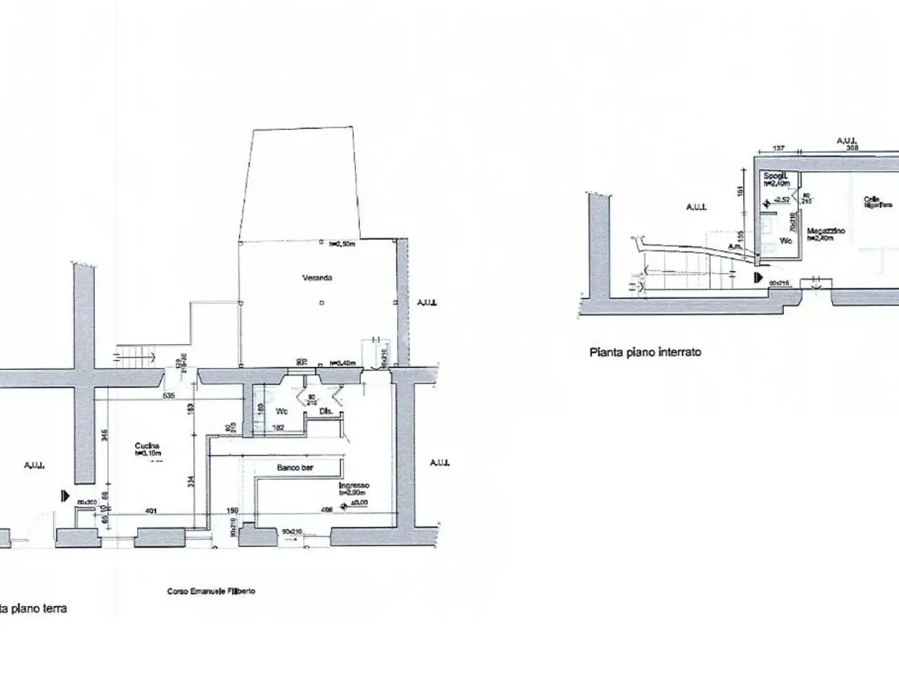 Negozio in Corso Emanuele Filiberto 64, Lecco, {3} - Planimetria 1