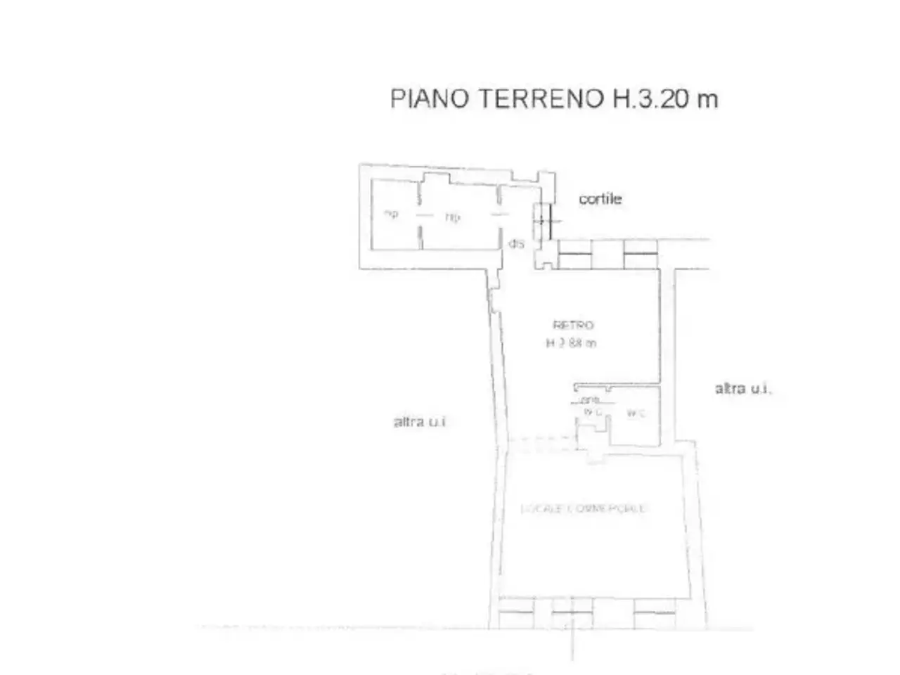 Negozio in Via delle Orfane 26, Torino, {3} - Planimetria 1