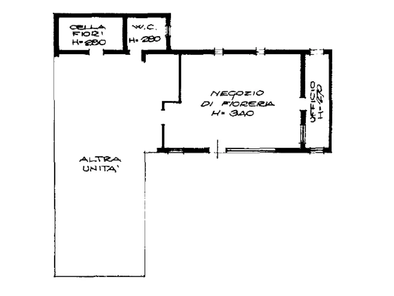 Palazzina commerciale in Via Umberto  Snc, Borgo Veneto, {3} - Planimetria 1