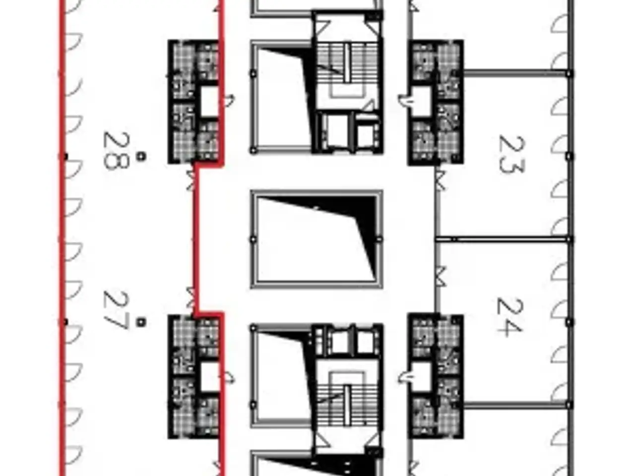 Ufficio in Via 25 Aprile 5, Pero, {3} - Planimetria 1