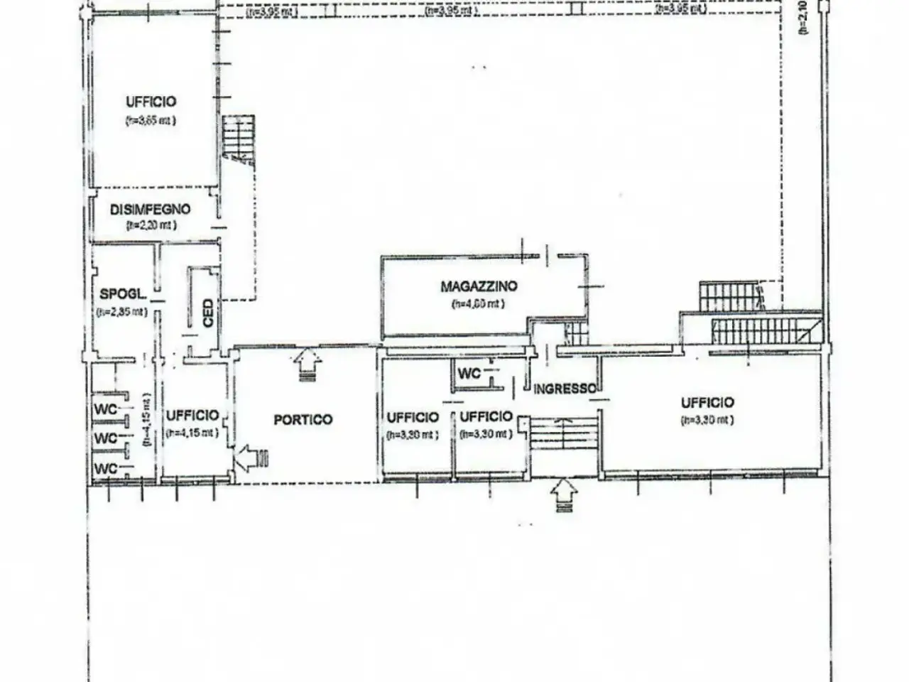 Capannone in Via Giacomo Puccini, San Vittore Olona, {3} - Planimetria 1