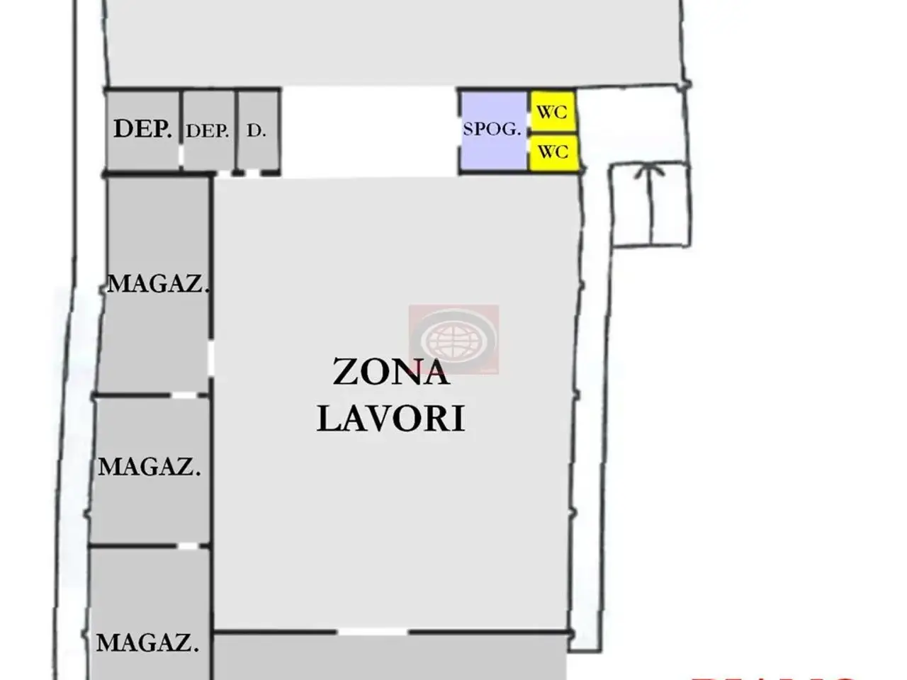 Capannone in , Cesena, {3} - Foto 2