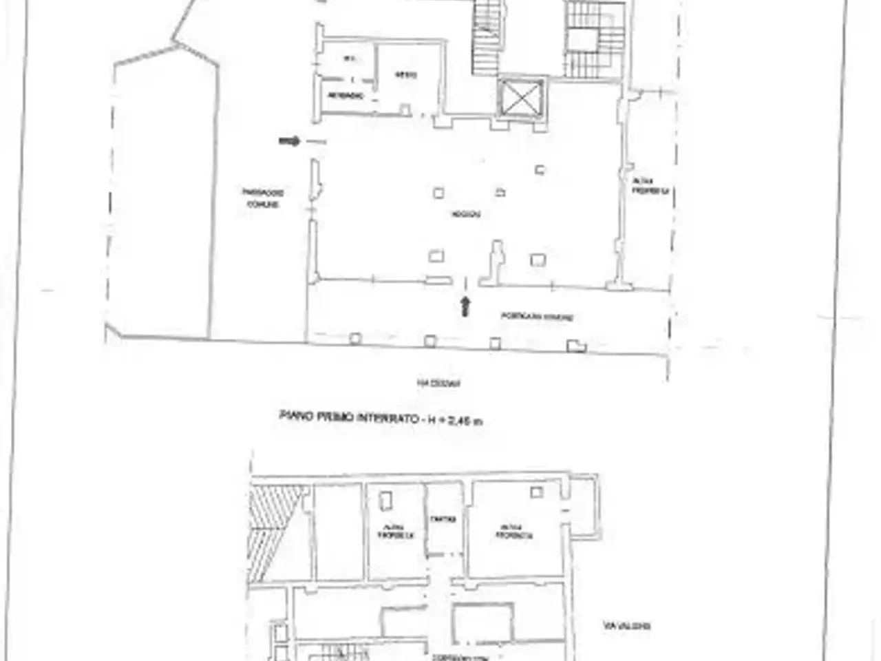 Locale commerciale in Via Cesana, 11, Torino, {3} - Planimetria 1
