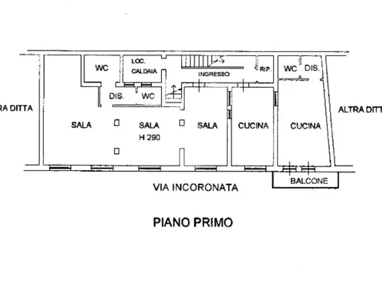 Negozio in Via Incoronata 11, Lodi, {3} - Planimetria 1