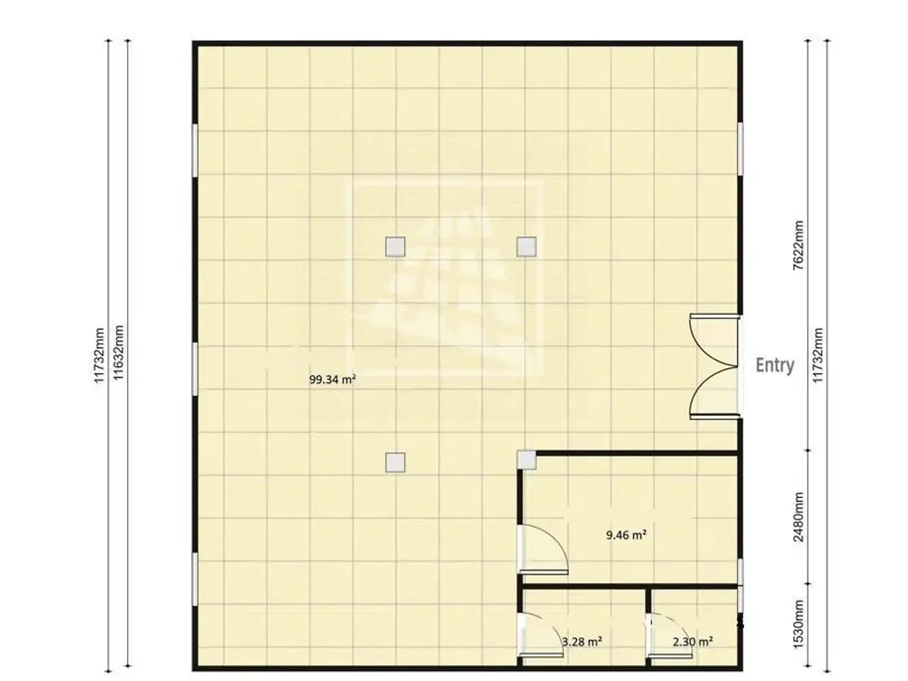 Laboratorio in Via Cherubino Forzani 7, Reggio Emilia, {3} - Planimetria 1