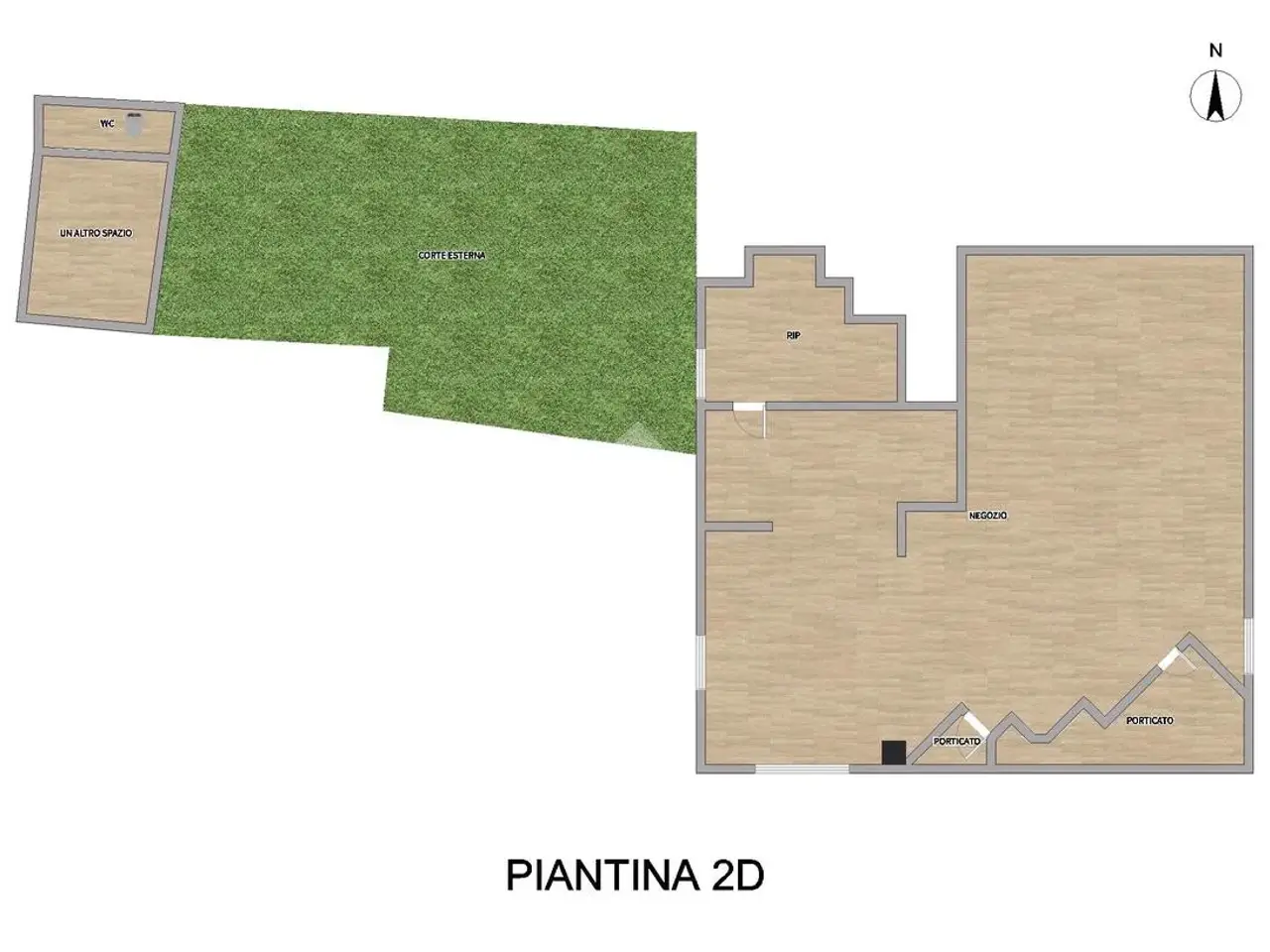 Negozio in Via Magenta 55, Manerbio, {3} - Planimetria 1