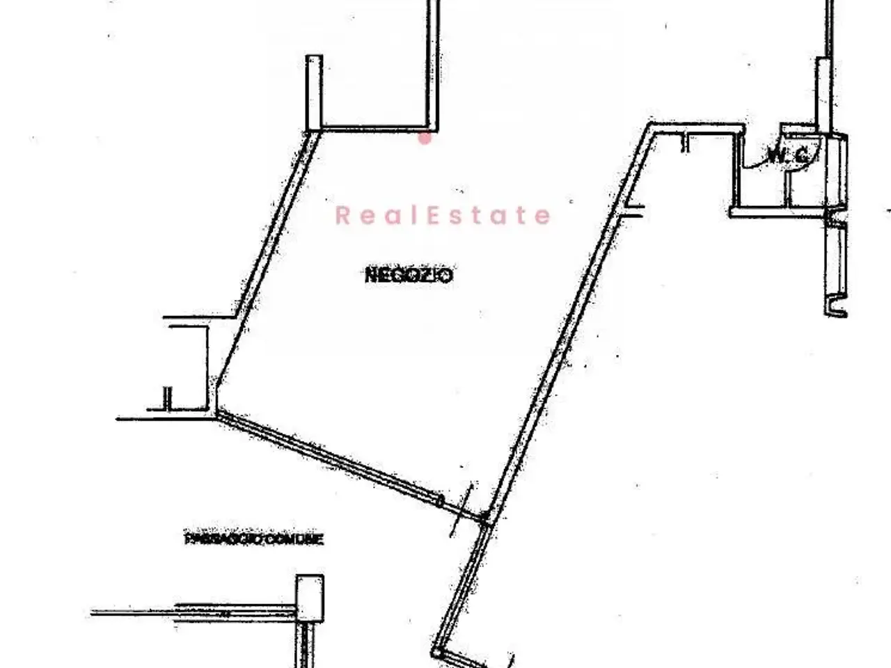 Negozio in Piazzale Filippo Il Macedone, Roma, {3} - Planimetria 1