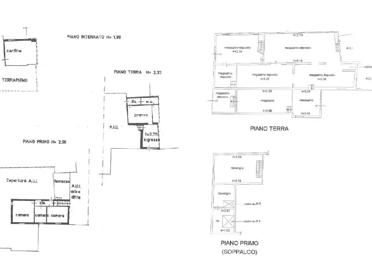 Palazzina commerciale in Strada Provinciale 13 5385, Santarcangelo Di Romagna, {3} - Planimetria 1