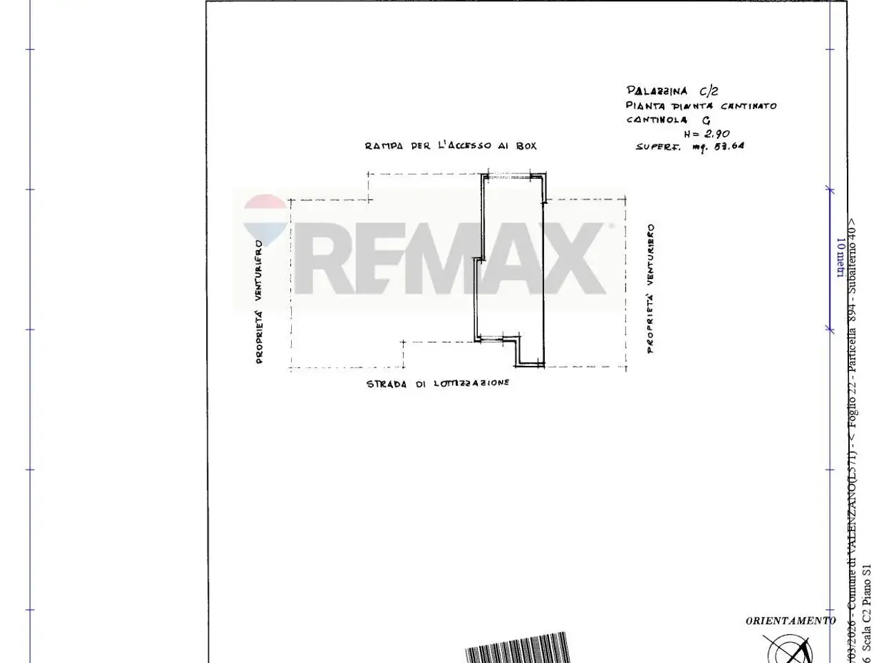 Magazzino in Piazza Federico II di Svevia 6, Valenzano, {3} - Planimetria 1