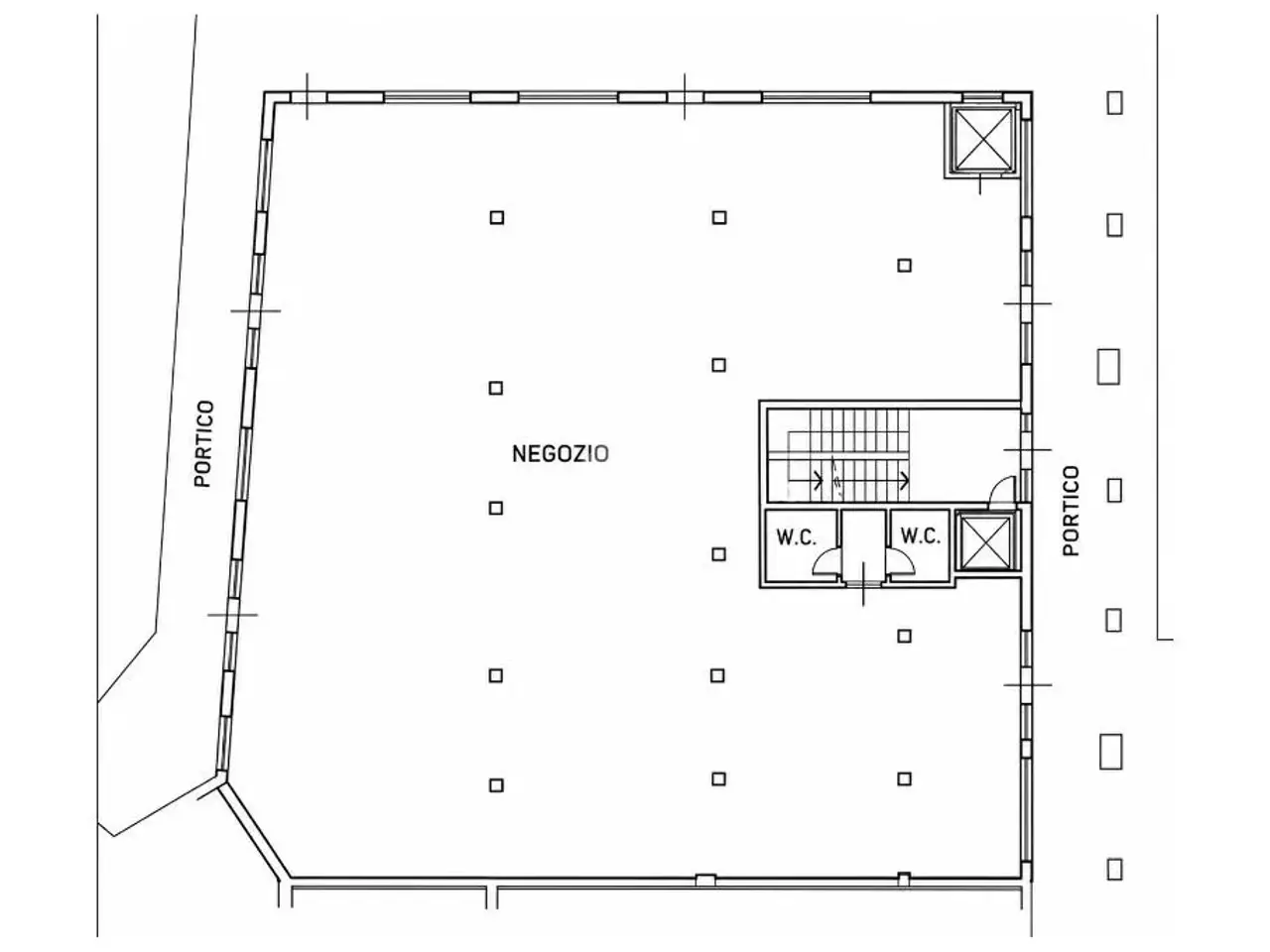 Negozio in Via Vittorio Veneto, Capriate San Gervasio, {3} - Planimetria 1