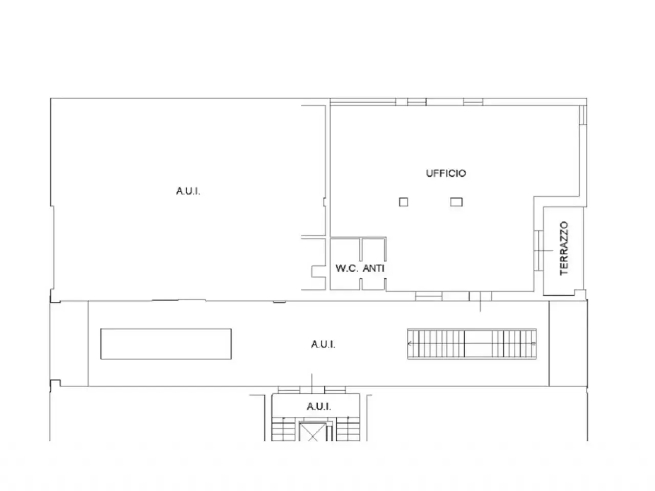 Ufficio in Viale della Stazione, 1, 42048 Rubiera Re, Italia, Rubiera, {3} - Planimetria 1