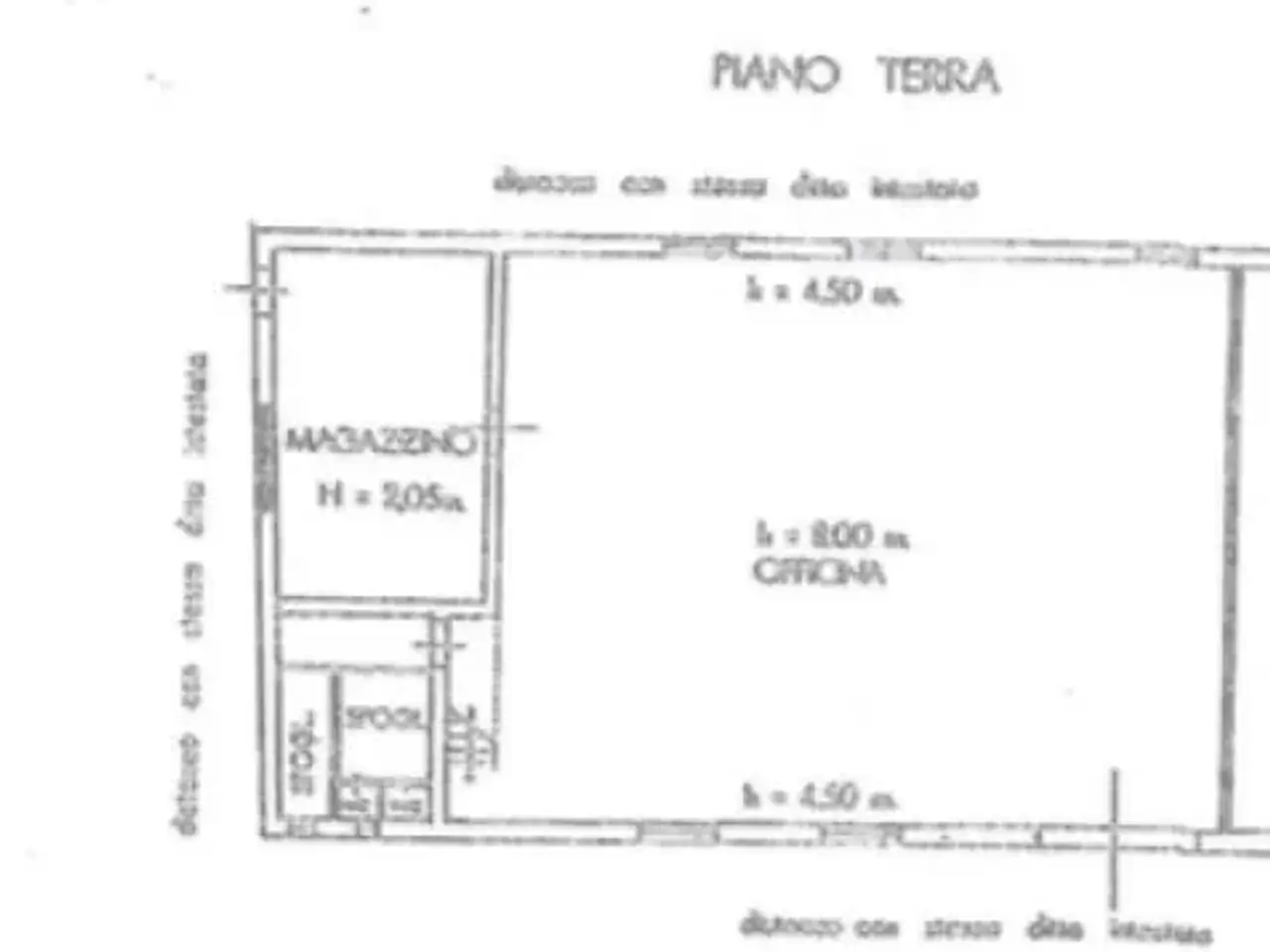 Capannone in Via Ardeatina 130, Roma, {3} - Planimetria 1