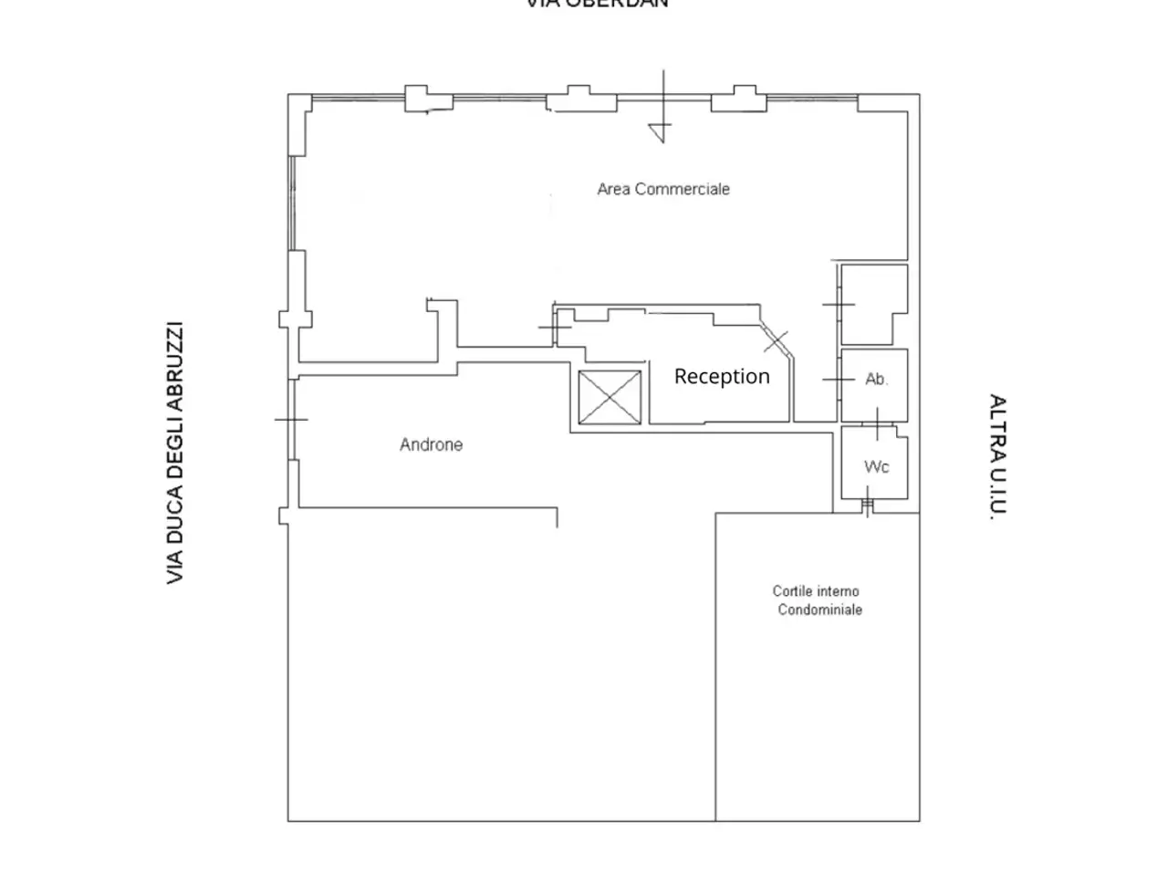 Negozio in Via Oberdan 37/a, Taranto, {3} - Planimetria 1