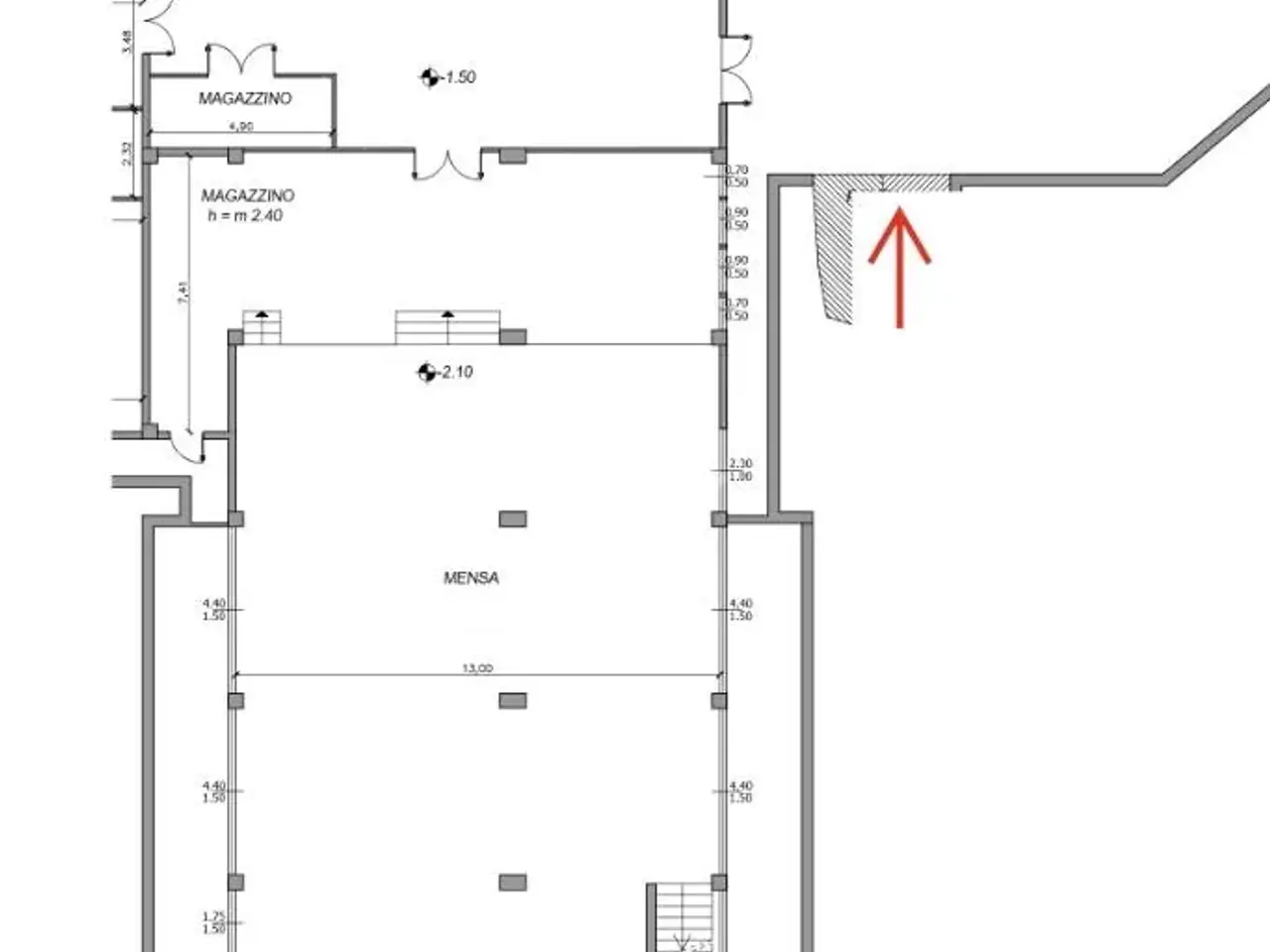 Laboratorio in Viale Leonardo da Vinci 43, Trezzano Sul Naviglio, {3} - Planimetria 1