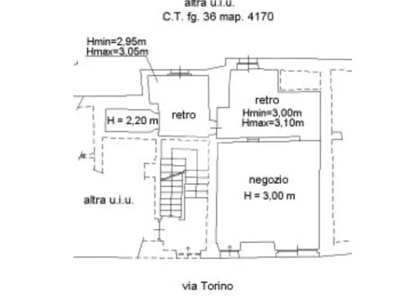 Magazzino in Via Torino 13, Casale Monferrato, {3} - Planimetria 1
