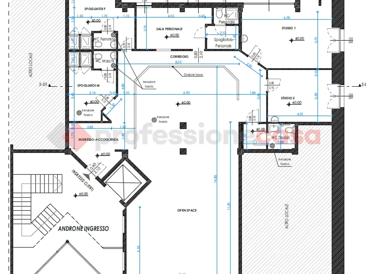 Negozio in Via Martiri del XXI 110, Pinerolo, {3} - Planimetria 1