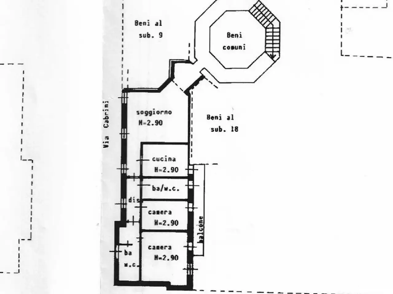 Trilocale, Codogno - Planimetria 1