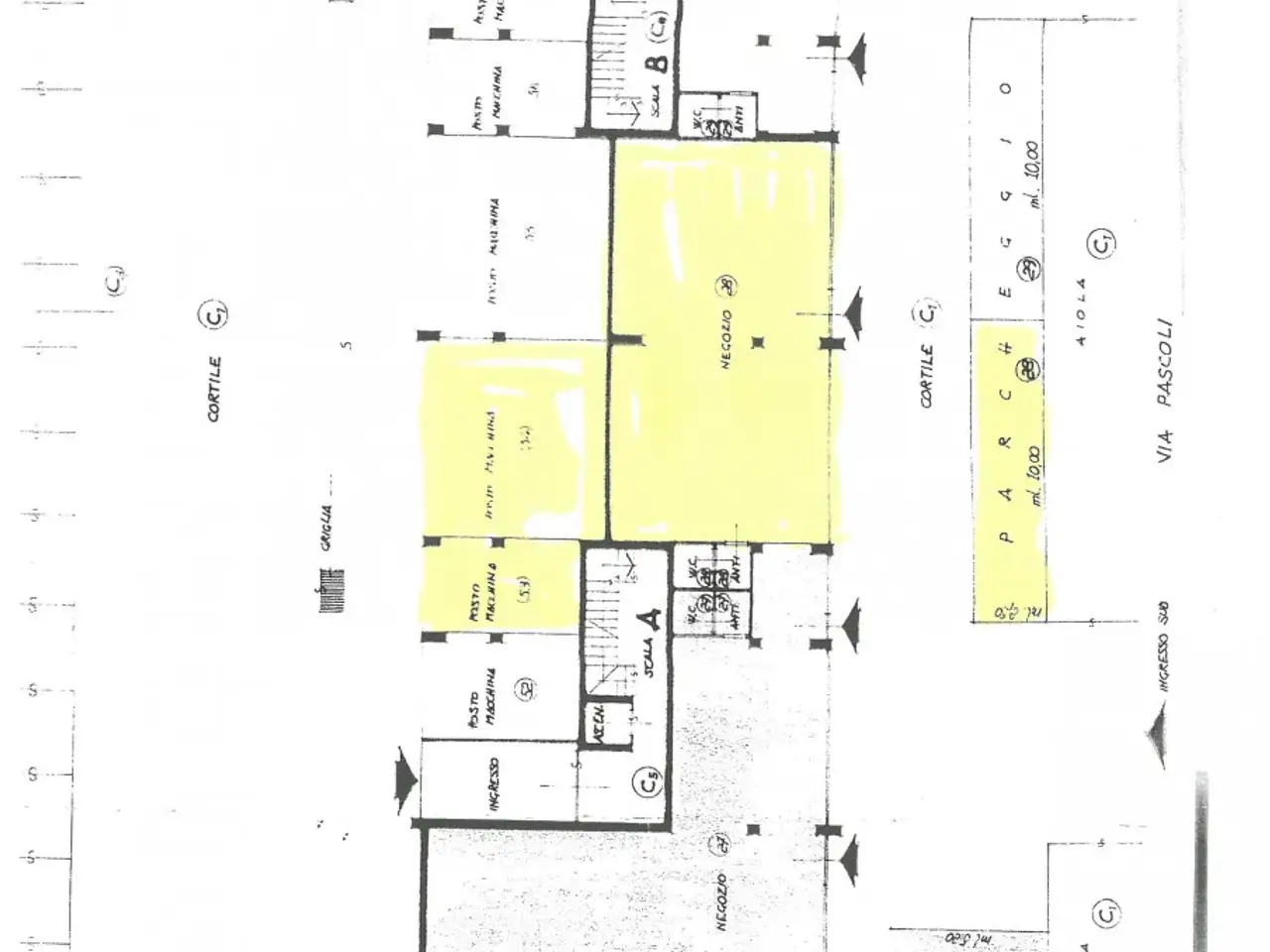 Negozio in Via Pascoli, Pergine Valsugana, {3} - Planimetria 1