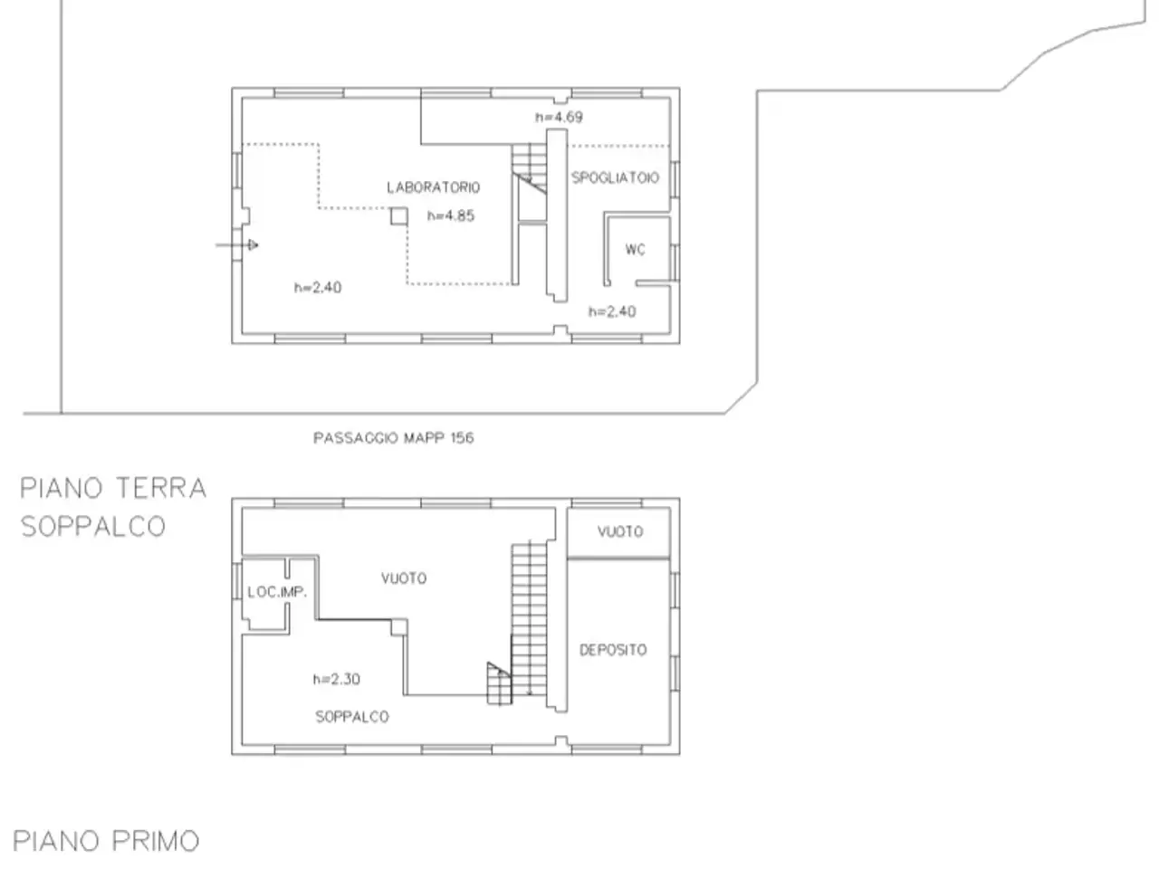 Laboratorio in Via Cosenz 13, Milano, {3} - Planimetria 1