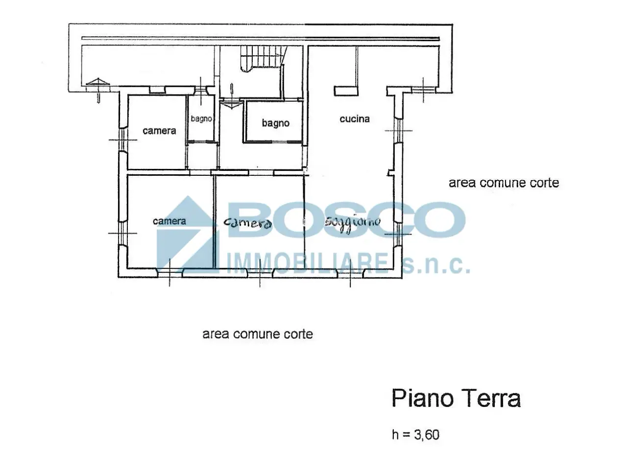 Villa a schiera in Via dei Colli, La Spezia - Planimetria 1