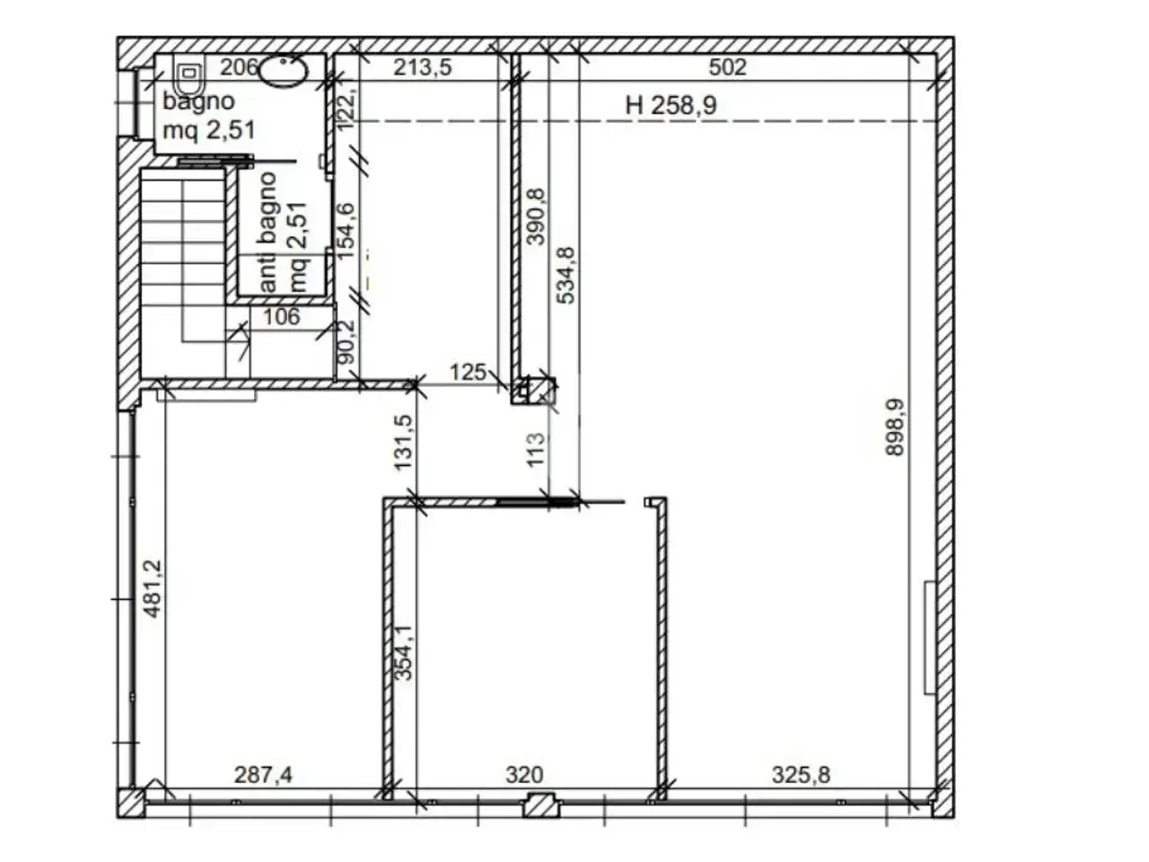 Negozio in Via Fratelli Cervi, Scanzorosciate, {3} - Planimetria 1