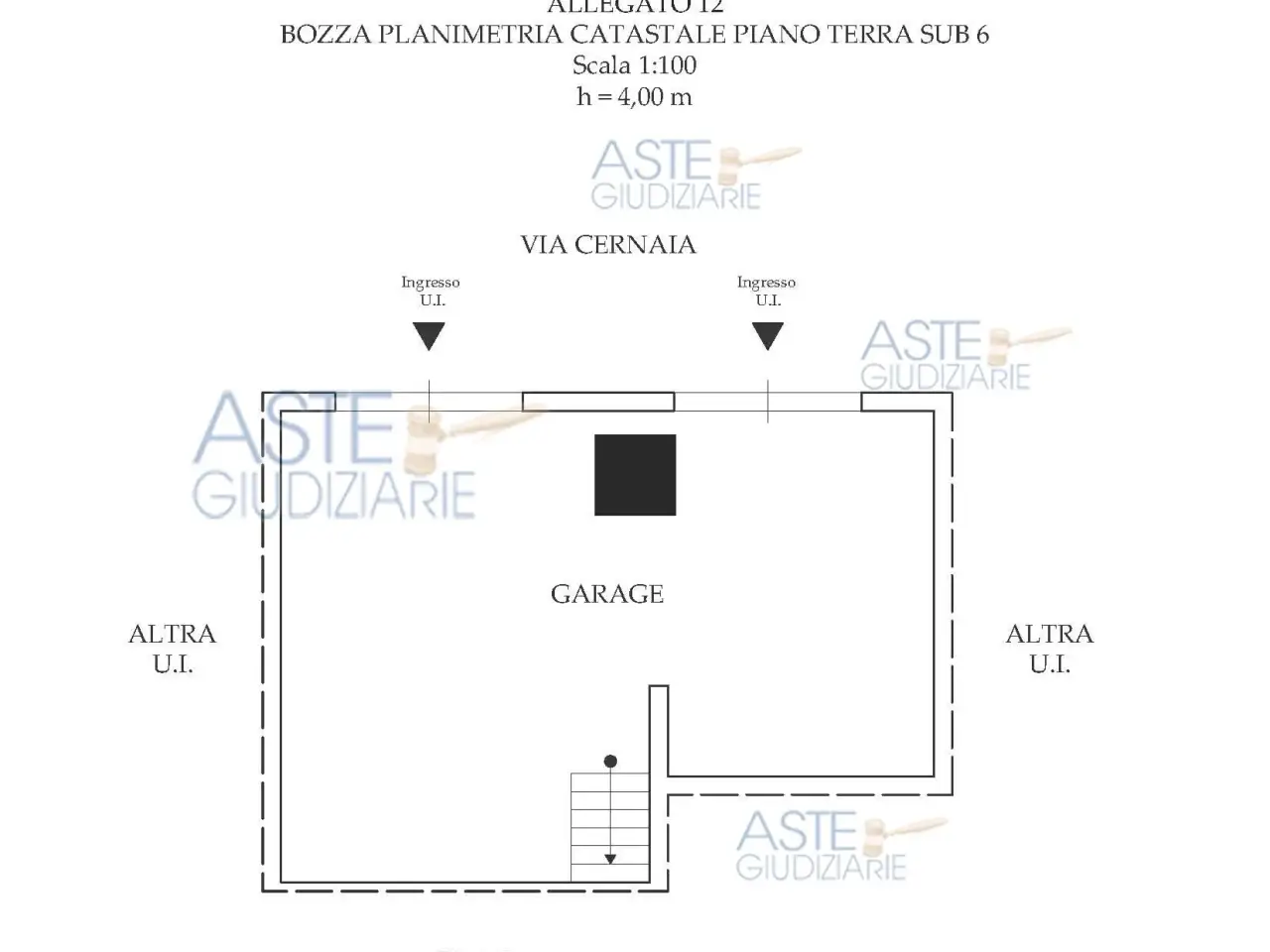 Autorimessa in Via Argentina Snc, Rosolini, {3} - Planimetria 1