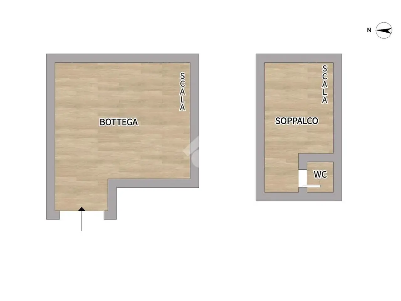 Negozio in Bottega Via Pasubio 63, Catania, {3} - Planimetria 1