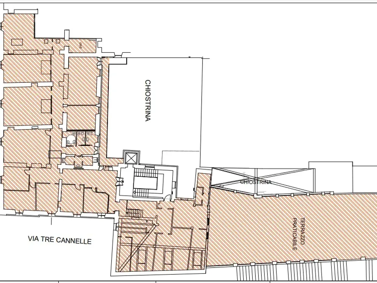 Ufficio in Via Quattro Novembre 149,00187, Roma, {3} - Planimetria 1