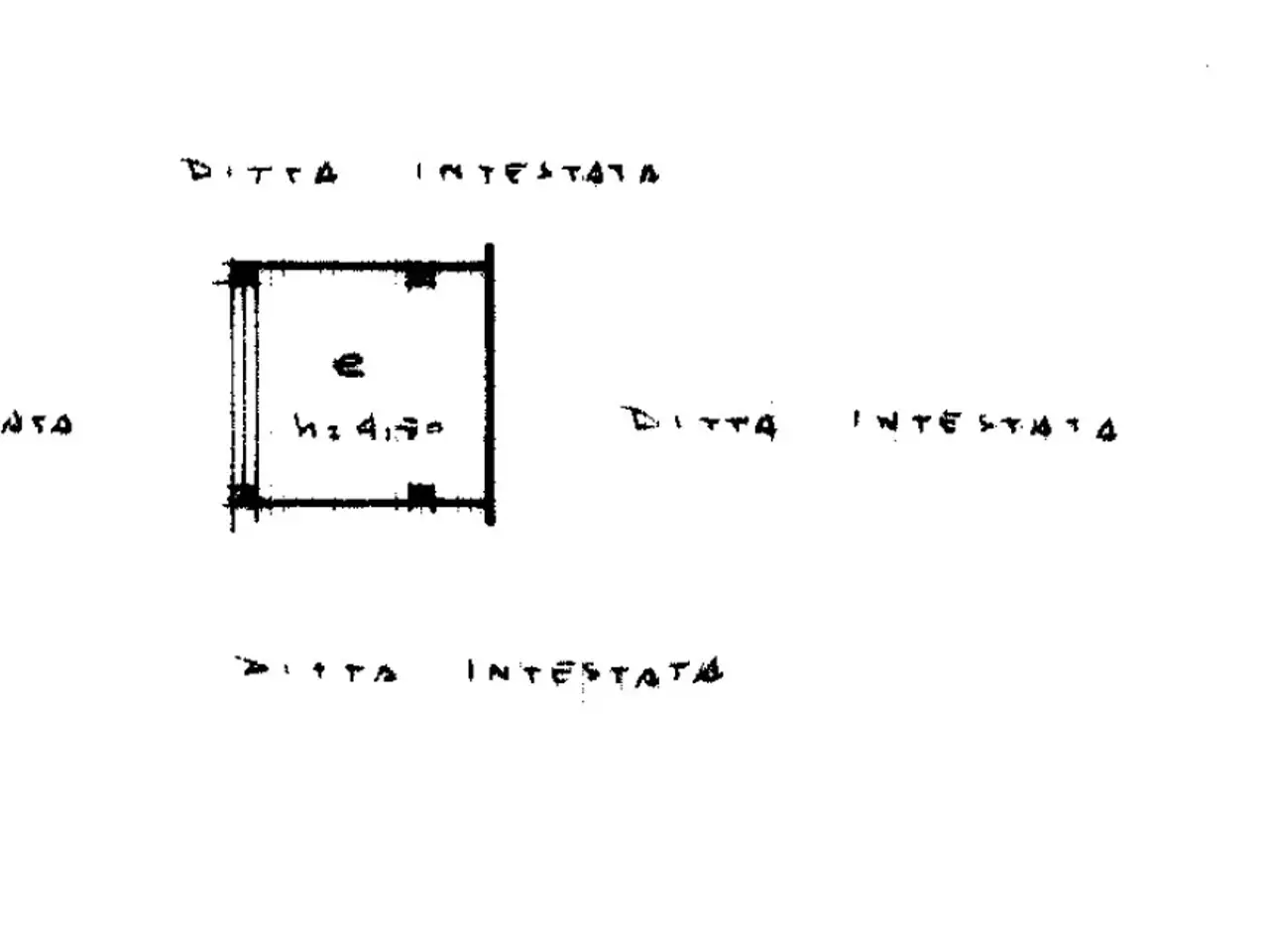 Garage in P.Za Giorgio La Pira 12, San Cataldo, {3} - Planimetria 1