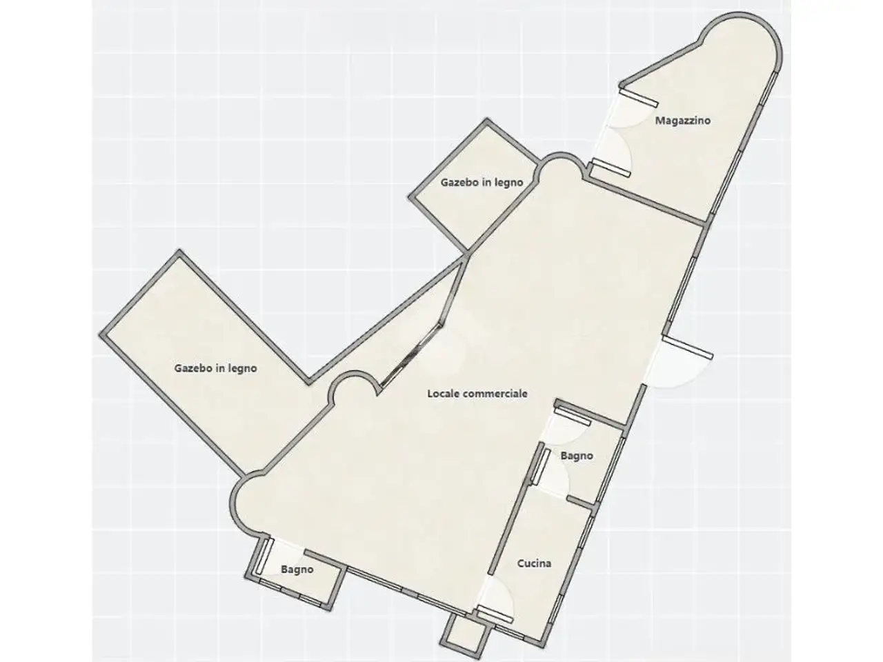 Negozio in Strada Statale 38, Pignataro Interamna, {3} - Planimetria 1