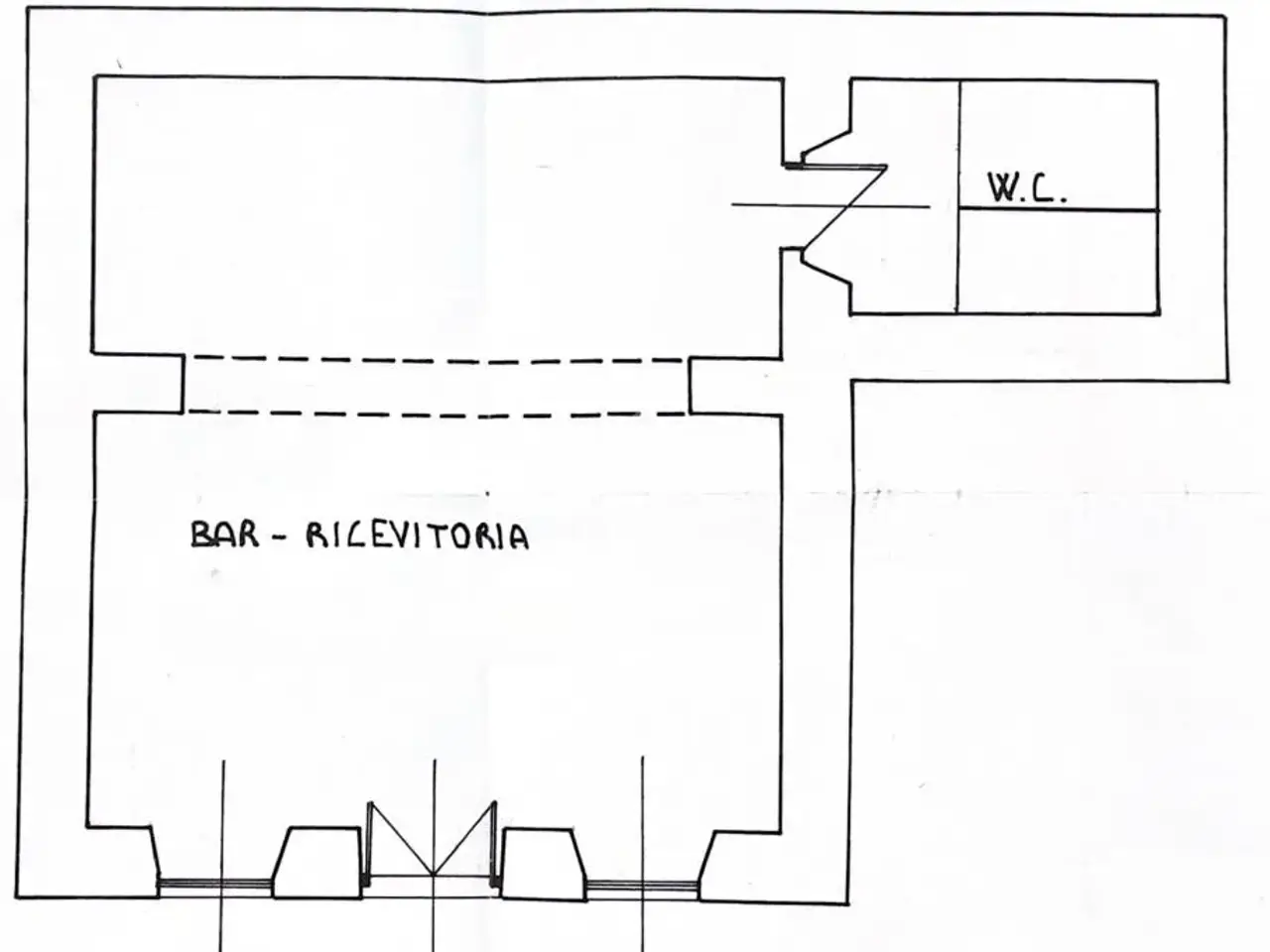 Negozio in Via Meneghini 12, Sondrio, {3} - Planimetria 1