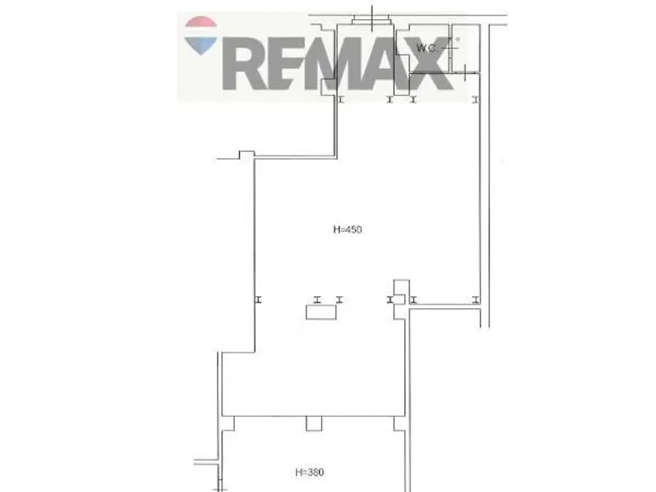 Negozio in Via Portici di San Bernardino, L'Aquila, {3} - Planimetria 1