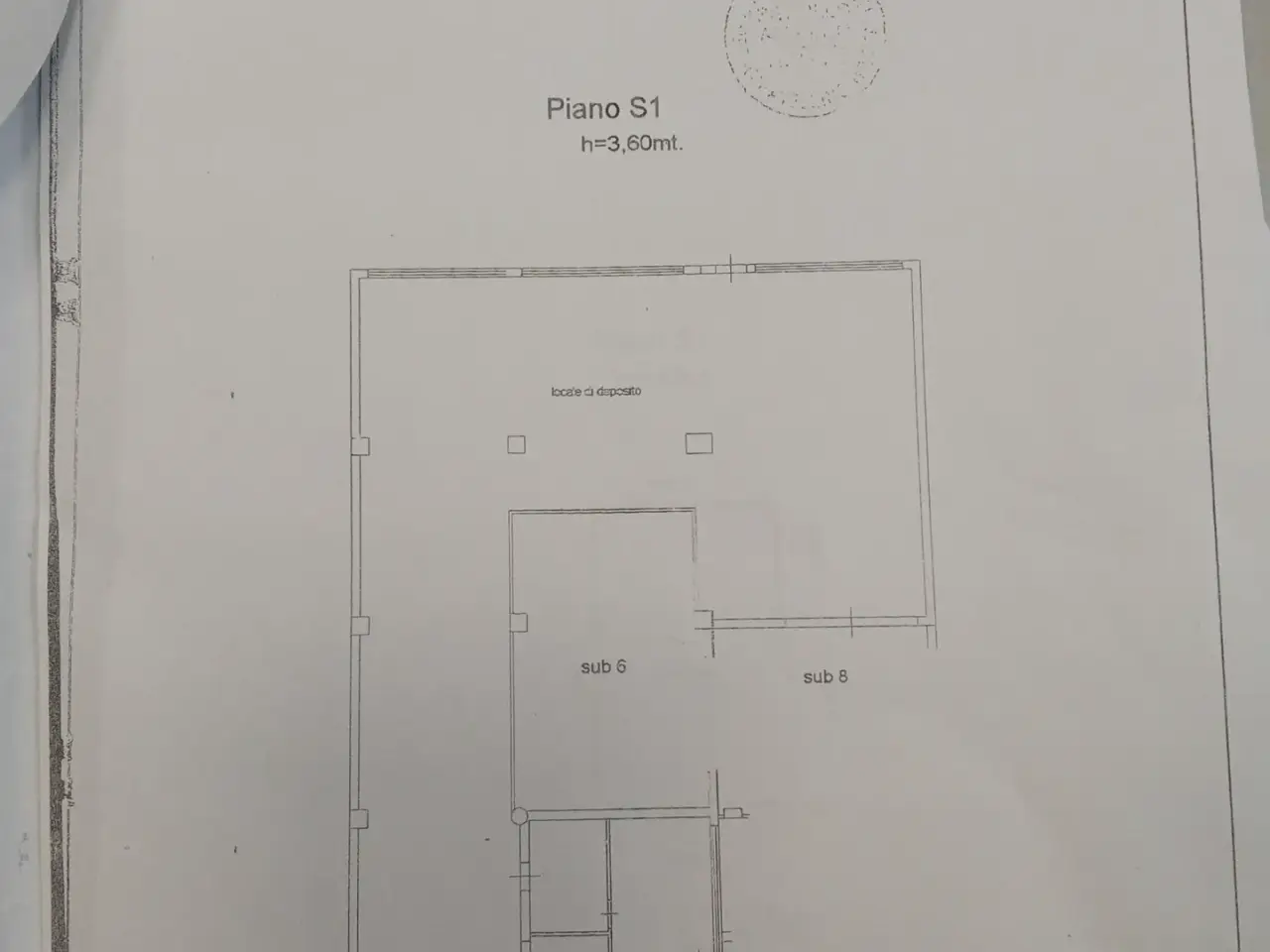 Locale commerciale in Via Cesine, San Giorgio Del Sannio, {3} - Planimetria 1