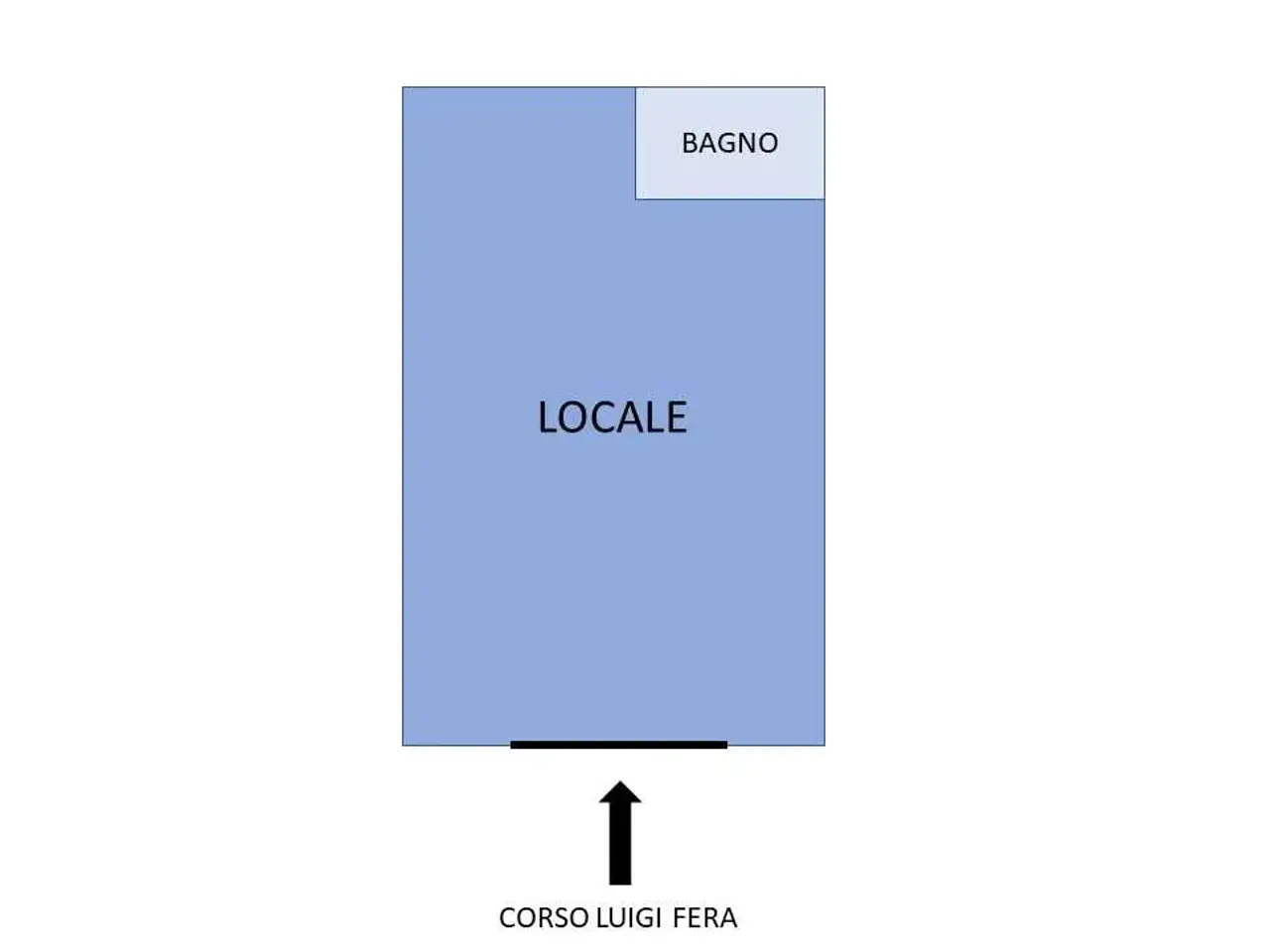 Negozio in Corso Luigi Fera 71, Cosenza, {3} - Planimetria 1