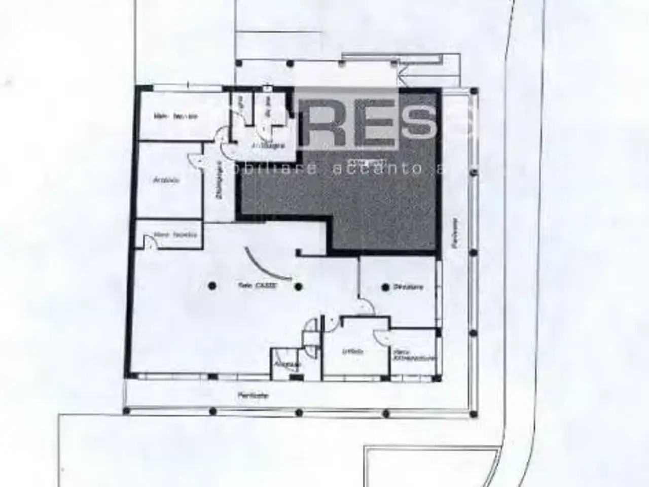 Negozio in Via Roma 125, Cinto Caomaggiore, {3} - Planimetria 1