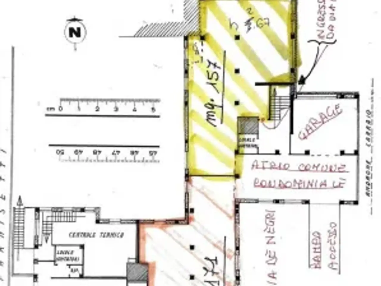 Magazzino in Via Pietro Parnisetti 8, Alessandria, {3} - Planimetria 1