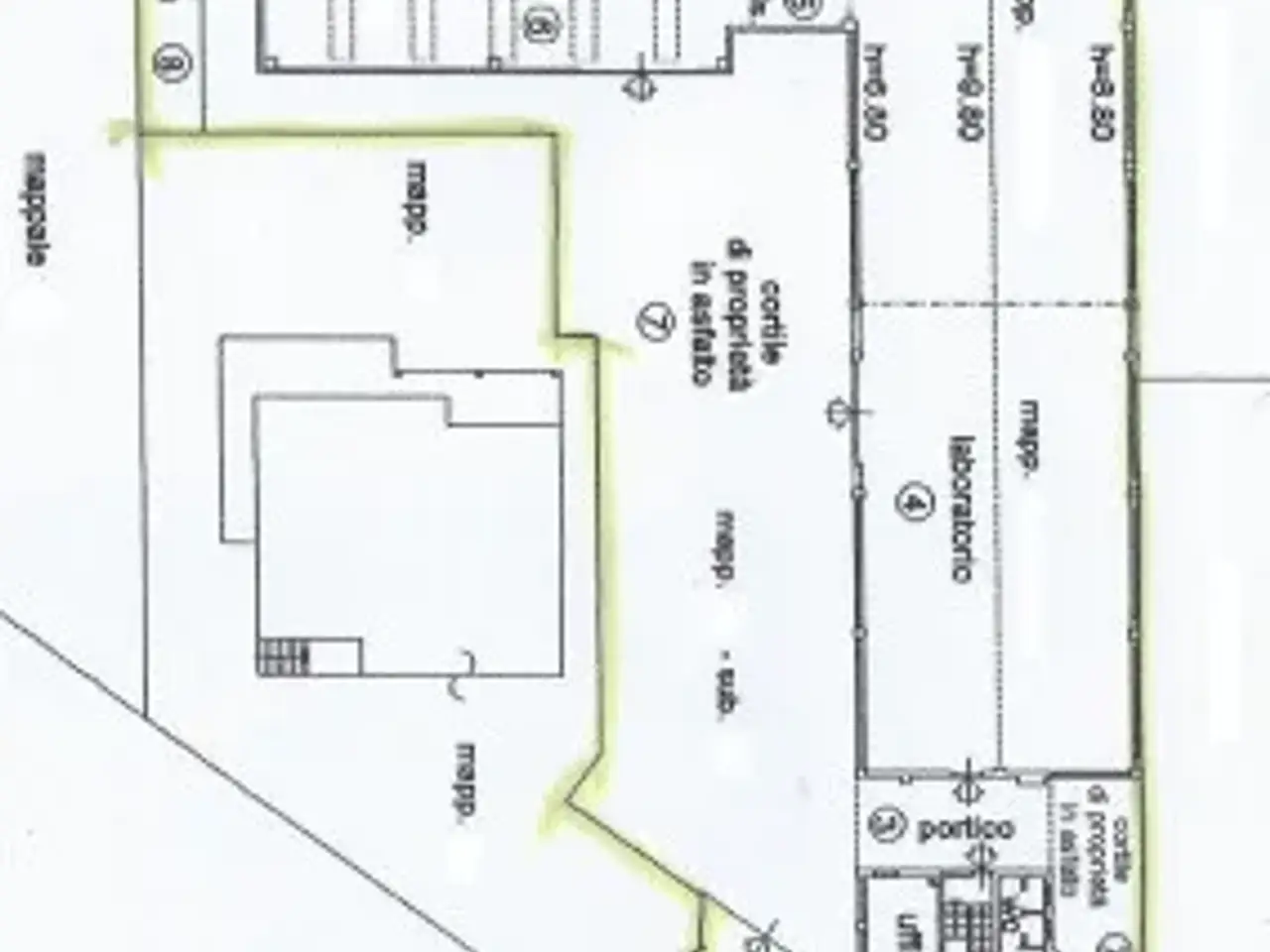Capannone in Via Provinciale Saronnese, Rescaldina, {3} - Planimetria 1