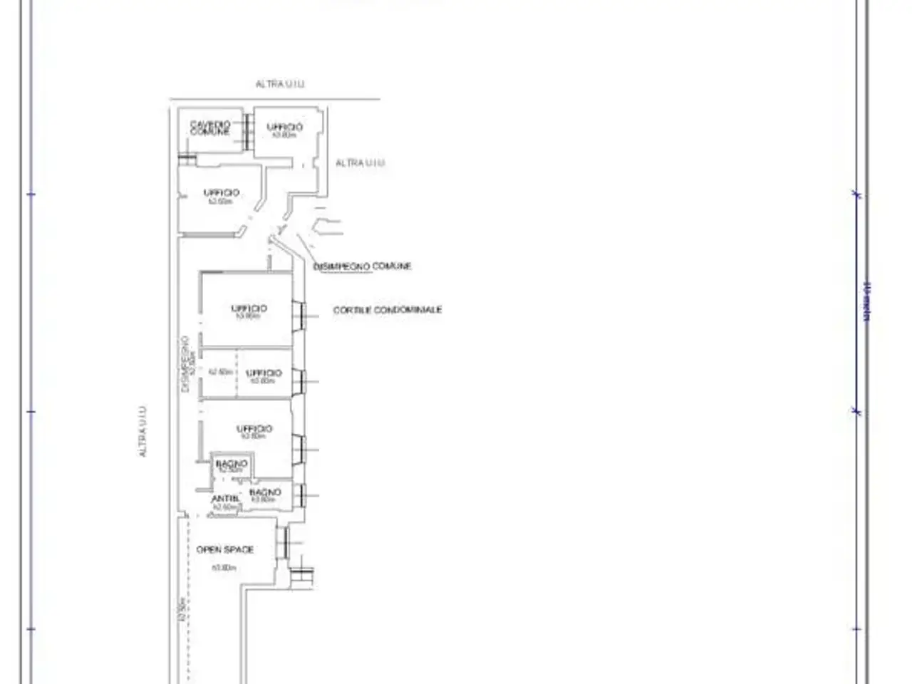 Ufficio in Corso Sempione 62, Milano, {3} - Planimetria 1